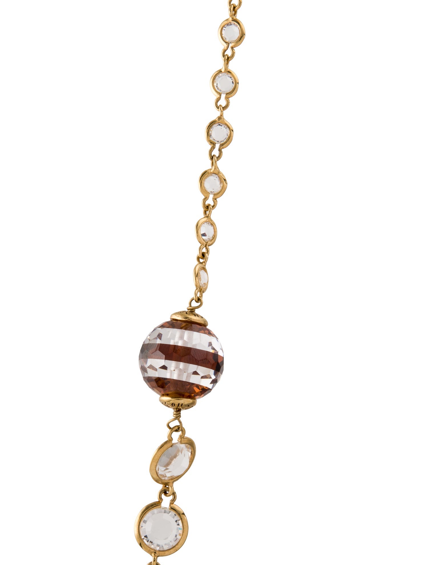 Henri Bendel Crystal Pendant Necklace